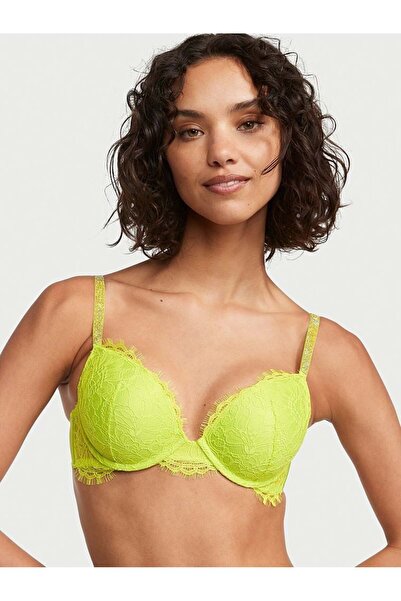 Victoria's Secret Dantelli Işıltılı Askılı Push-Up Sütyen