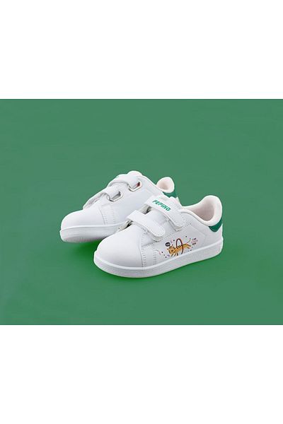 pepino By23 206 White Green Phosphor Orange Children's Casual Shoes