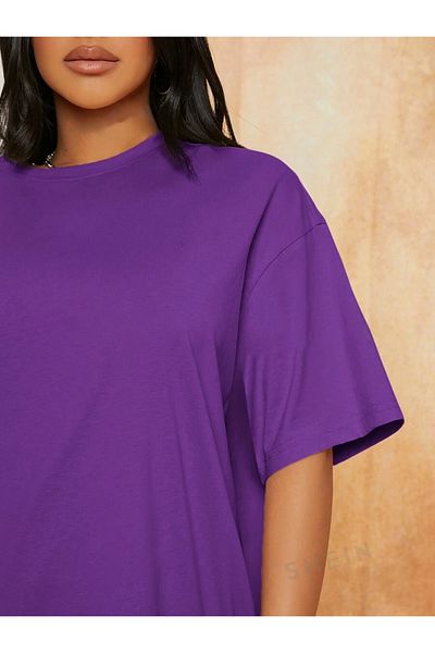 Cosmo Style Unisex Basic T-Shirt - Άνετη εφαρμογή, Μη στάμπα, Oversize - ΑΝΔΡΙΚΑ/ΓΥΝΑΙΚΕΙΑ