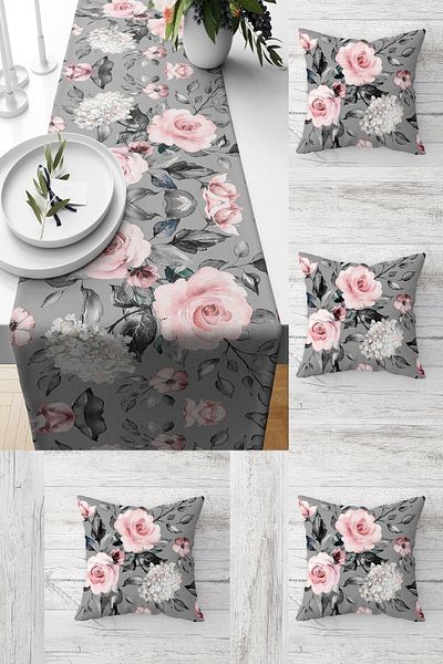 on the clouds Σετ 4 διακοσμητικών τριαντάφυλλων - Floral Geranium Table and Ranier Models