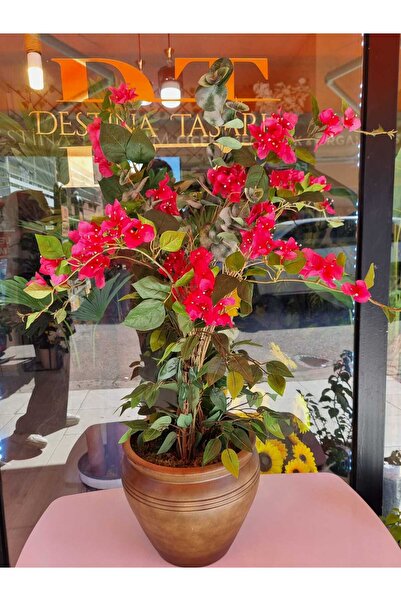 Destina Tasarım Seramik Vazoda İthal yapay Çiçek  aranjman/Ev Dekorasyonu/Ofi...