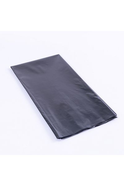 Bimotif مفرش طاولة مقاوم للسوائل، أسود، 120x185 سم 5 قطع