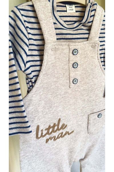 Tongs Baby Boy Salopette - Little Man