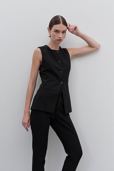 VATKALI Buttoned vest blouse