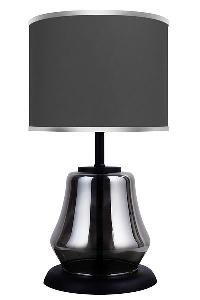 MINIMAL ETICARET VE BILGI TEKNOLOJILERI Elite Silver Chrome Glass Lampshade