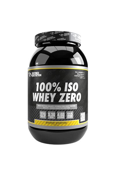 Refined Nutrition 100% Whey Isolate Zero, Smooth Banana, 908 Gm