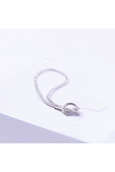 Bimotif Tüm telefonlara uyumlu, metal tokalı telefon askısı