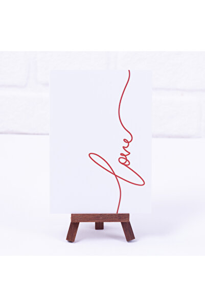 Bimotif Love Signature Not Kartı, 12 X 17 Cm 2 Adet