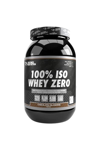 Refined Nutrition 100% واي ايزوليت زيرو، ميلك شيك الشوكولاتة، 908 جرام