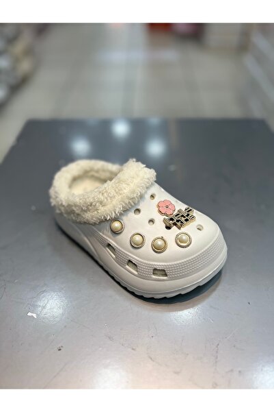 Akınal Bella Μάλλινα Παπούτσια με Πέτρες Παιδικές Παντόφλες Εσωτερικού Χώρου Κλειστές Μπροστά