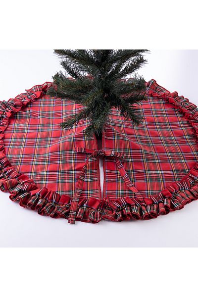 Bimotif 60 cm Christmas Pine Tree Plaid Blanket - Cotton