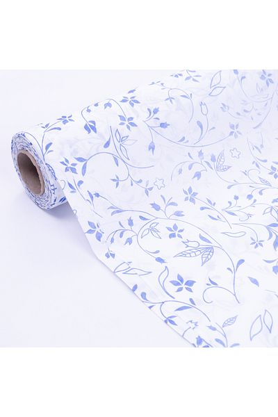 Bimotif Disposable Tablecloth, Floral Pattern, 100x150 Cm 16 Pieces