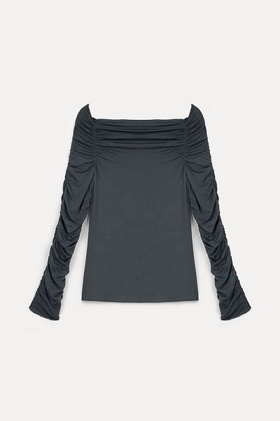VATKALI Draped Top - Premium Collection