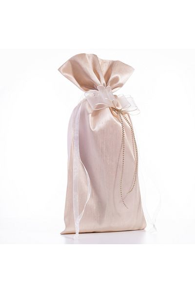 Bimotif 4 Piece Ottoman Silk Dowry Set - Coffee with Milk