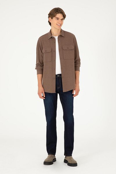 U.S. Polo Assn. Ανδρικό τζιν παντελόνι μπλε SLIM FIT