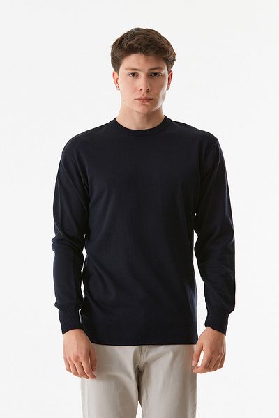 Fulla Moda Basic Crew Neck Sweater
