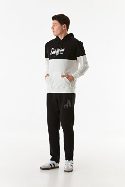 Fulla Moda Φούτερ με κουκούλα με κέντημα καγκουρό