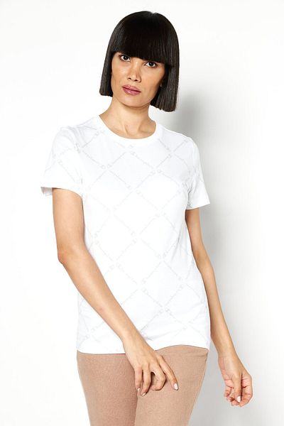 Champion Women Sportswear Fit Brand Logo Training T-shirt, White