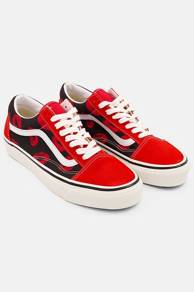 Vans Men Old Skool 36 Dx Lace Up Casual Shoes, Red