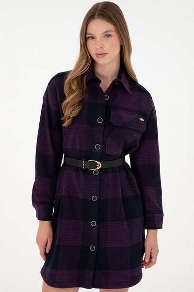 U.S. Polo Assn. Women's Navy Blue Mini Length Woven Dress 50292245-Vr033