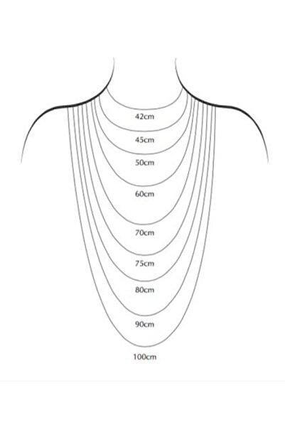 Satürn Silver Kuyumculuk 925 Ayar Gümüş Unisex Kolye Zinciri