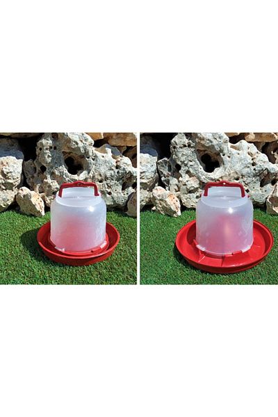 Doğalsan Tarım Set of 2 2 Lt Water Bottle 2 Kg Food Bowl Chicken Bowl Chicken Bowl Chick Bowl