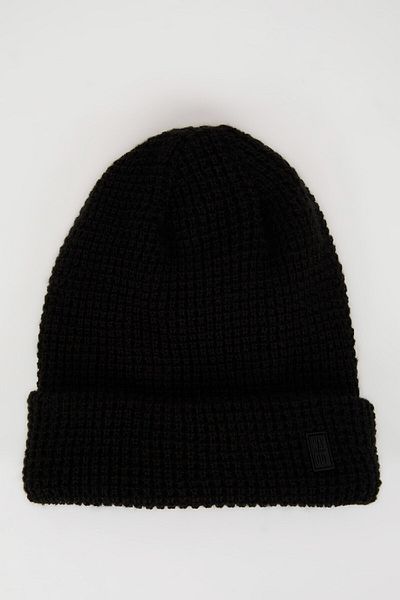 DeFacto Men's Label Printed Beanie with Fleece Inside C7140Ax24Wn
