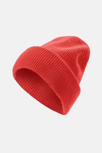 Tchibo Women Knitted Beanie Hat, Orange