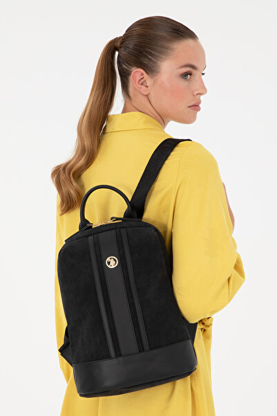 U.S. Polo Assn. Kadın Siyah Sırt Çantası 50303400-VR046