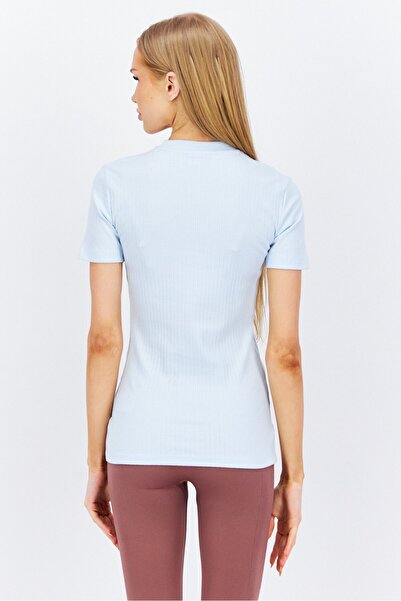 Puma Women Slim Fit Short Sleeve Outdoor T-Shirt, Blue