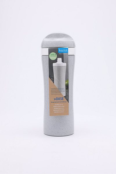 Koziol Sports Drinking Water Bottle Bpa Free 425 Ml, Grey