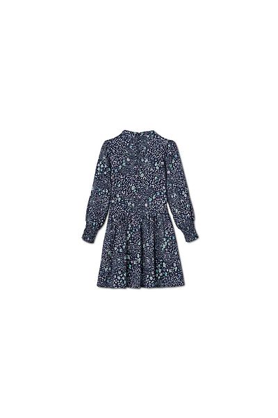 Tchibo Toddlers Baby Girls Woven Dress, Navy Blue Combo