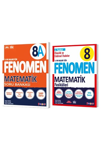 Fenomen Yayıncılık FENOMEN YAYINLARI 8. SINIF Matematik A Soru Bankası ve Mat...