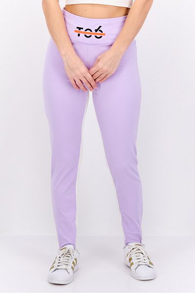 Tribe of 6 Women Sportswear Fit Training Leggings, Purple