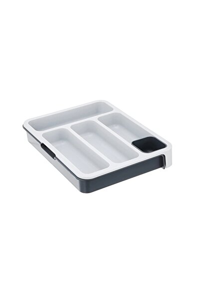 Joseph Joseph 85042 Drawerstore Genişleyen Çatal Bıçak Düzenleyici - Koyu Gri