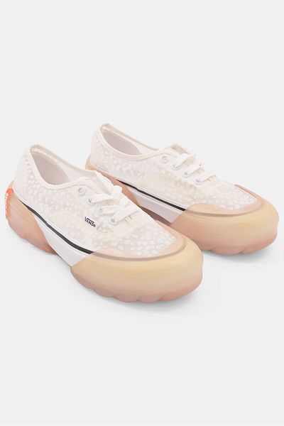 Vans Kids Boy Dots Authentic Mesh Dx Modular Outdoor Shoes, Off White