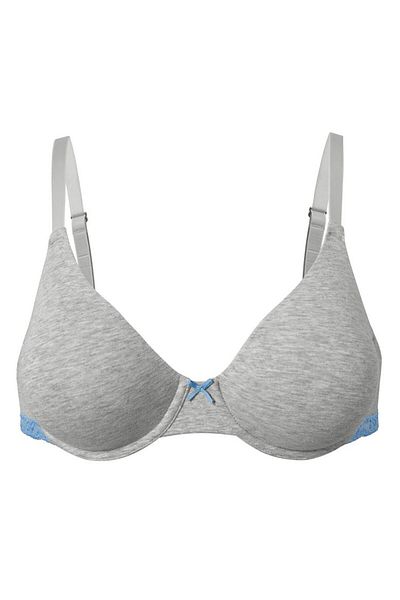 Tchibo Women Non Padded Underwired T-shirt Bra, Grey