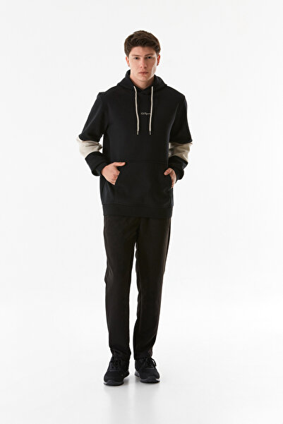 Fulla Moda Φούτερ με κουκούλα με κουκούλα με στάμπα καγκουρό