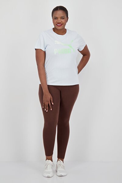 Puma Women Sportswear Fit Short Sleeve Outdoor Top, Light Blue