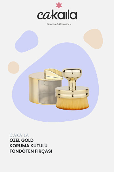 CAKAILA Özel Tasarım Gold Fondöten Fırçası