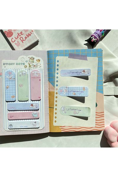 Wisevelya Cinnamoroll Stick Post-It Set