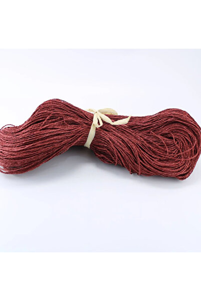OEM Burgundy color burlap paper rope bag rope supla rope no:62 - (550-600 gr)