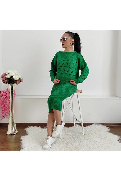 Altı Üstü Butik Διάτρητο Διπλό Φόρεμα