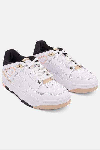 Puma Women Slipstream Lace Up Sport Shoes, White