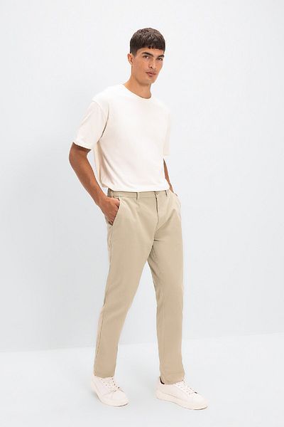 DeFacto Chino Canvas-Hose mit Tapered Fit Pocket C9443ax24au