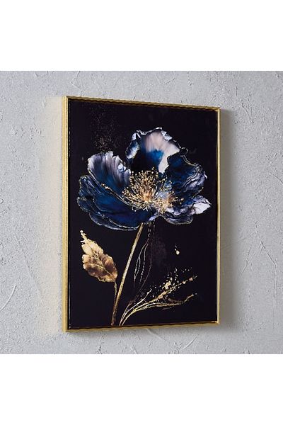 Home Box Walmer Acrylic Gloss Framed Wall Art - 63x3.5x83 cm