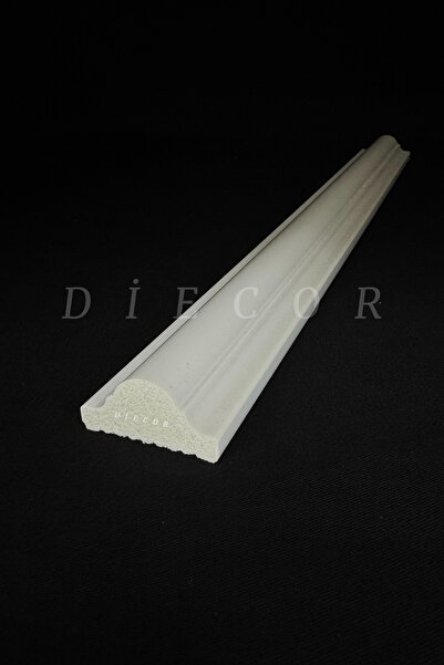 DİECOR Dekoratif Boyanabilir  Polistren 1 adet 4 cm  Duvar Çıtası