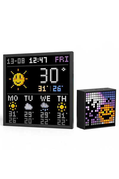 DIVOOM Timebox Evo Bluetooth Hoparlör Ve Pixoo-64 Led Ekran Seti