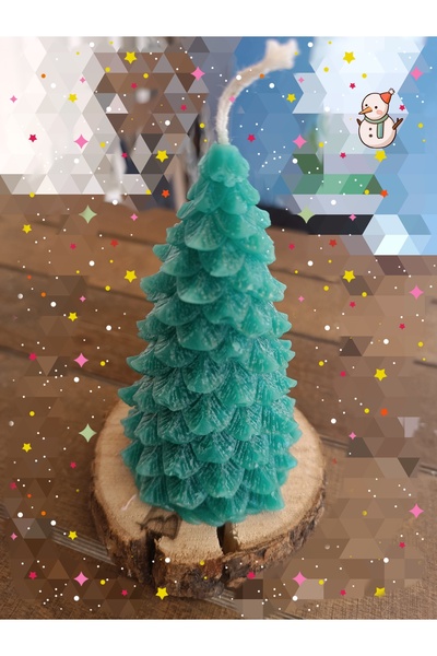 Handmade Sosurprizolsun Handmade Çam Ağacı Mum 1 Adet