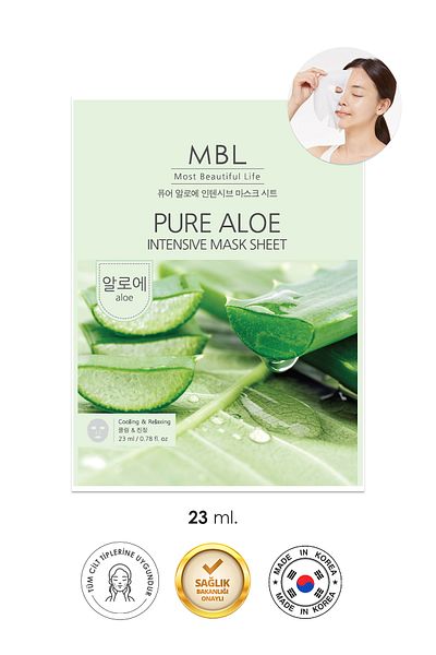 MBL Teresia Moisturizing and Soothing Face Mask with Aloe Vera Extract